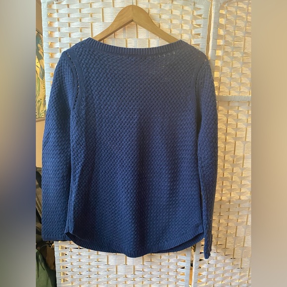 Long Sleeve Navy Blue Jessica Knit Sweater Size M/12 (10-12) - Picture 5 of 5